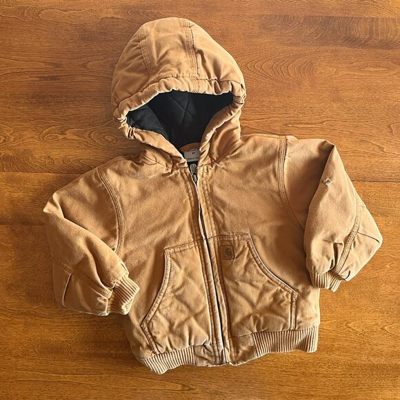 Carhartt tan canvas jacket 3T - Picture 1 of 10